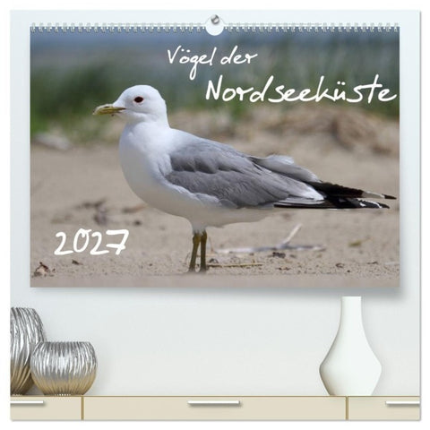 Vögel der Nordseeküste (hochwertiger Premium Wandkalender 2027 DIN A2 quer), Kunstdruck in Hochglanz