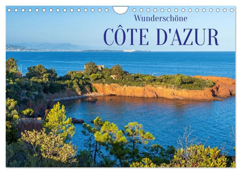 Wunderschöne Côte d'Azur (Wandkalender 2027 DIN A4 quer), CALVENDO Monatskalender