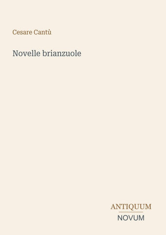 Novelle brianzuole
