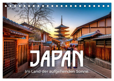 Japan - Im Land der aufgehenden Sonne. (Tischkalender 2027 DIN A5 quer), CALVENDO Monatskalender