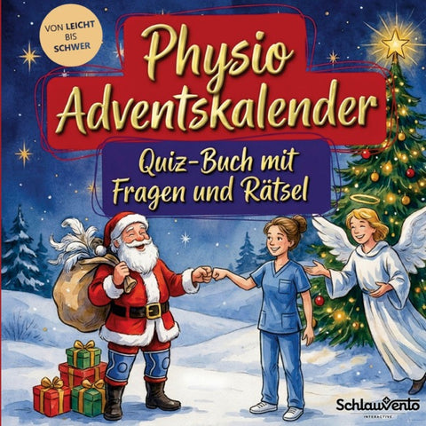 Physio-Adventskalender: Quiz-Buch mit Fragen und Rätsel