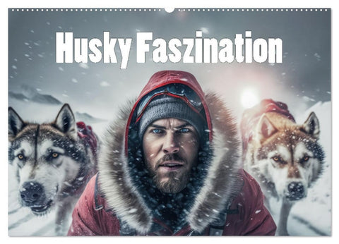 Husky Faszination (Wandkalender 2026 DIN A2 quer), CALVENDO Monatskalender