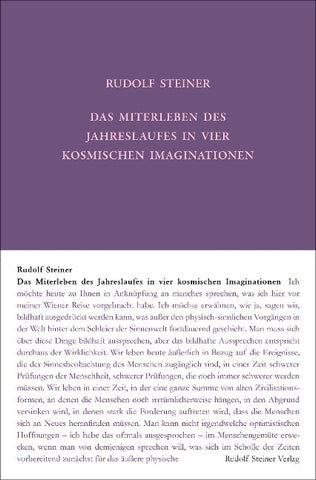 Das Miterleben des Jahreslaufes in vier kosmischen Imaginationen