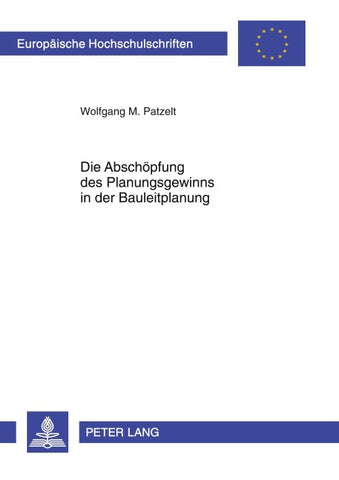 Abschöpfung des Planungsgewinns in der Bauleitplanung