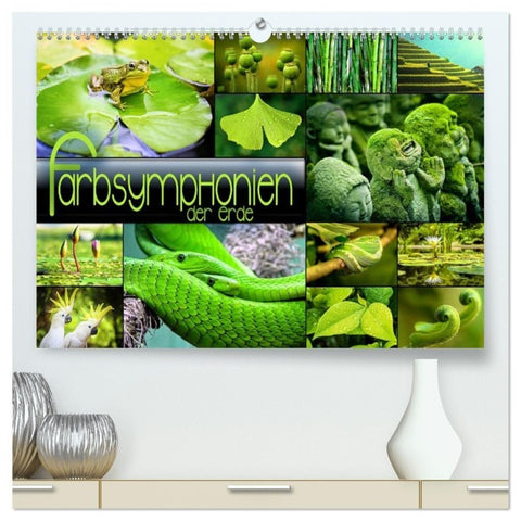 Farbsymphonien der Erde (hochwertiger Premium Wandkalender 2027 DIN A2 quer), Kunstdruck in Hochglanz