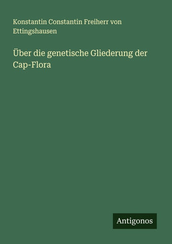 Über die genetische Gliederung der Cap-Flora