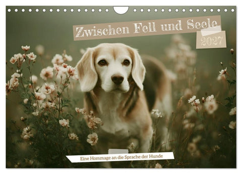 Zwischen Fell und Seele (Wandkalender 2027 DIN A4 quer), CALVENDO Monatskalender