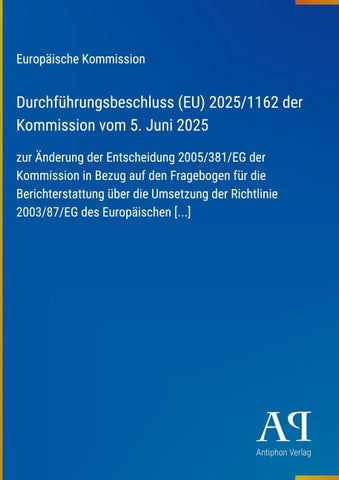 Durchführungsbeschluss (EU) 2025/1162 der Kommission vom 5. Juni 2025