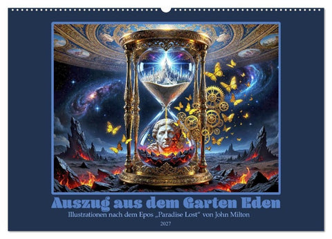 Auszug aus dem Garten Eden (Wandkalender 2027 DIN A2 quer), CALVENDO Monatskalender