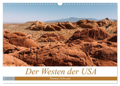 Der Westen der USA (Wandkalender 2026 DIN A3 quer), CALVENDO Monatskalender