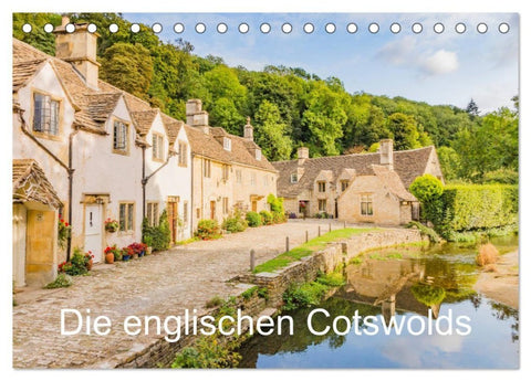 Die englischen Cotswolds (Tischkalender 2027 DIN A5 quer), CALVENDO Monatskalender