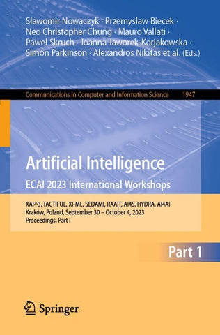 Artificial Intelligence. ECAI 2023 International Workshops