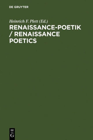 Renaissance-Poetik / Renaissance Poetics