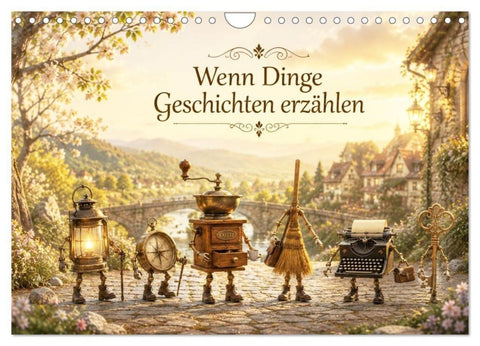 Wenn Dinge Geschichten erzählen (Wandkalender 2027 DIN A4 quer), CALVENDO Monatskalender