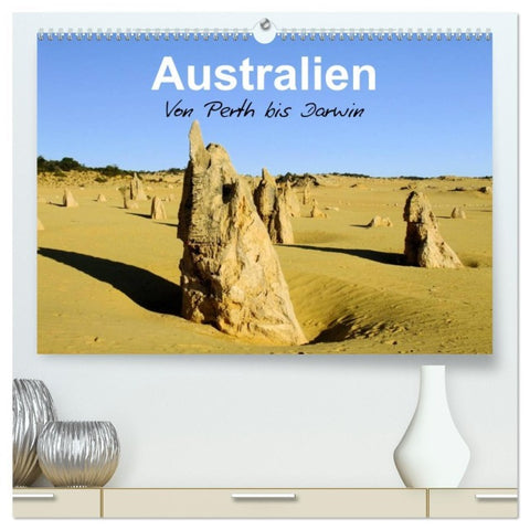 Australien - Von Perth bis Darwin (hochwertiger Premium Wandkalender 2026 DIN A2 quer), Kunstdruck in Hochglanz