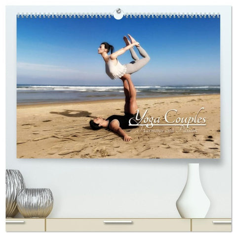 Yoga Couples - Harmony and Passion (High Quality Premium Wall Calendar 2027 DIN A2 landscape),CALVENDO 12 Month Wall Calendar