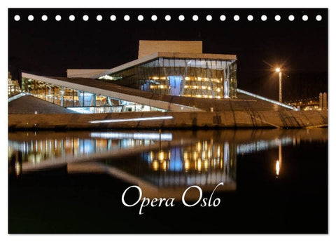 Opera Oslo (Tischkalender 2027 DIN A5 quer), CALVENDO Monatskalender