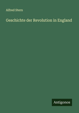 Geschichte der Revolution in England