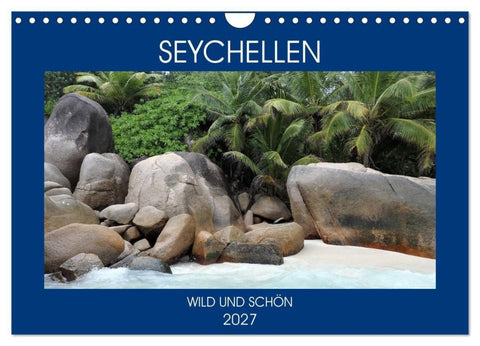Seychellen - Wild und Schön (Wandkalender 2027 DIN A4 quer), CALVENDO Monatskalender