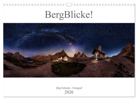 BergBlicke! (Wandkalender 2026 DIN A3 quer), CALVENDO Monatskalender