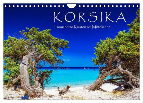 Korsika - Traumhafte Küsten am Mittelmeer (Wandkalender 2027 DIN A4 quer), CALVENDO Monatskalender