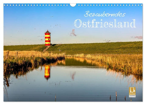 Bezauberndes Ostfriesland (Wandkalender 2027 DIN A3 quer), CALVENDO Monatskalender