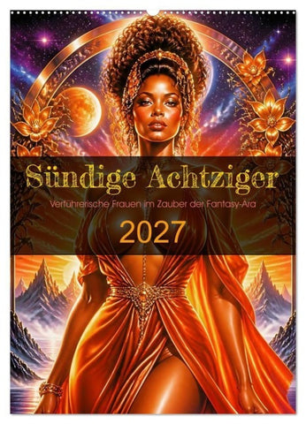 Sündige Achtziger (Wandkalender 2027 DIN A2 hoch), CALVENDO Monatskalender