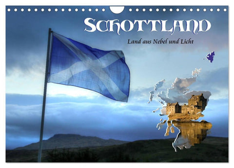 Schottland - Land aus Nebel und Licht (Wandkalender 2027 DIN A4 quer), CALVENDO Monatskalender