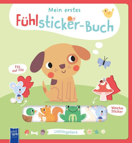 Mein erstes Fühlsticker-Buch - Lieblingstiere