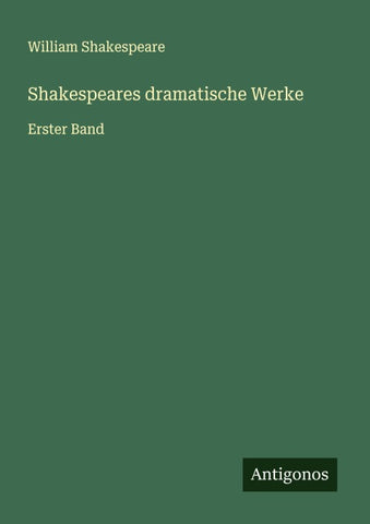Shakespeares dramatische Werke