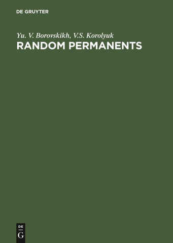 Random Permanents