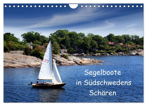 Segelboote in Südschwedens Schären (Wandkalender 2026 DIN A4 quer), CALVENDO Monatskalender