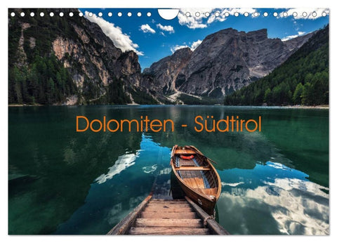 Dolomiten - Südtirol (Wandkalender 2026 DIN A4 quer), CALVENDO Monatskalender
