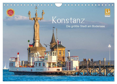 Konstanz - die größte Stadt am Bodensee (Wandkalender 2026 DIN A4 quer), CALVENDO Monatskalender
