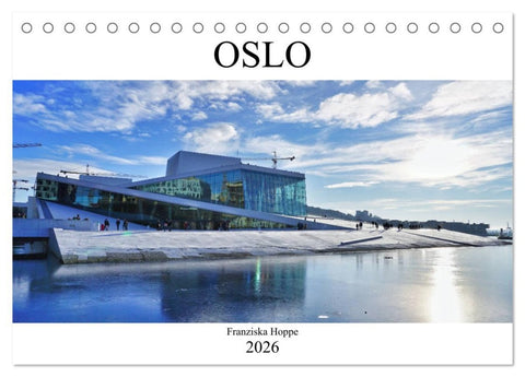 Oslo - Norwegen (Tischkalender 2026 DIN A5 quer), CALVENDO Monatskalender