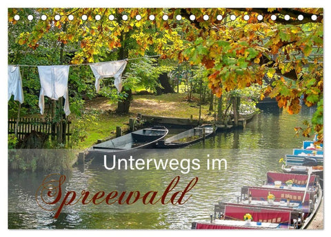 Unterwegs im Spreewald (Tischkalender 2027 DIN A5 quer), CALVENDO Monatskalender