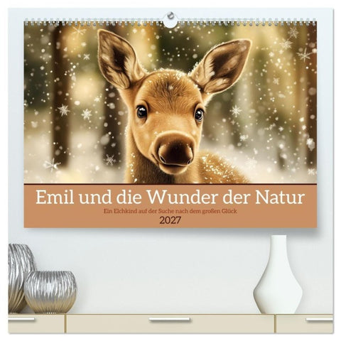 Emil und die Wunder der Natur (hochwertiger Premium Wandkalender 2027 DIN A2 quer), Kunstdruck in Hochglanz