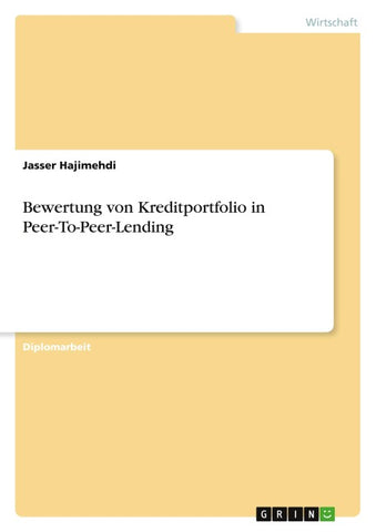 Bewertung von Kreditportfolio in Peer-To-Peer-Lending