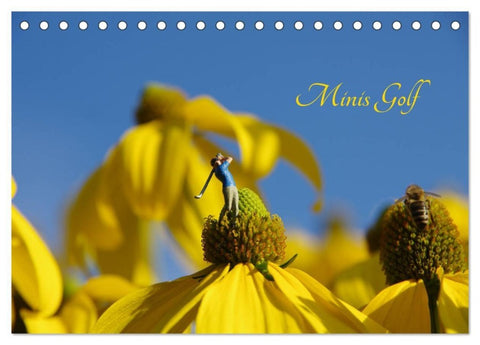 Minis Golf (Tischkalender 2027 DIN A5 quer), CALVENDO Monatskalender