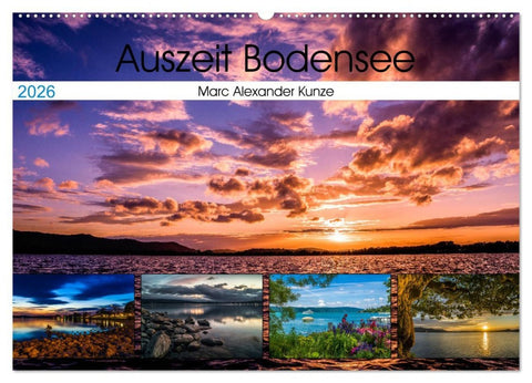 Auszeit Bodensee (Wandkalender 2026 DIN A2 quer), CALVENDO Monatskalender
