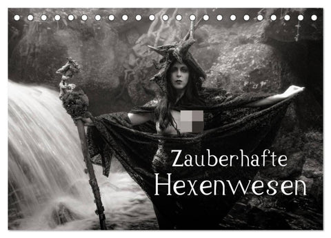 Zauberhafte Hexenwesen (Tischkalender 2027 DIN A5 quer), CALVENDO Monatskalender