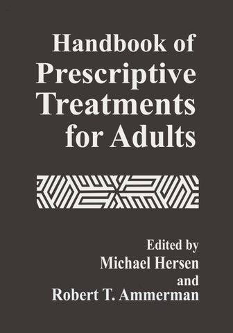 Handbook of Prescriptive Treatments for Adults