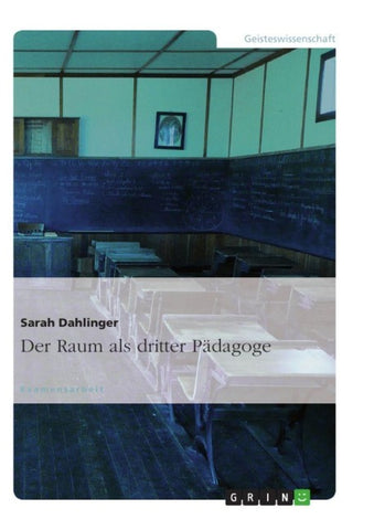 Der Raum als dritter Pädagoge