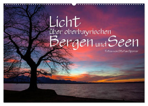 Licht über oberbayrischen Bergen und Seen (Wandkalender 2026 DIN A2 quer), CALVENDO Monatskalender