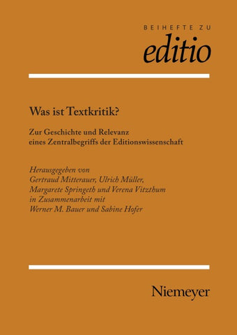 Was ist Textkritik?