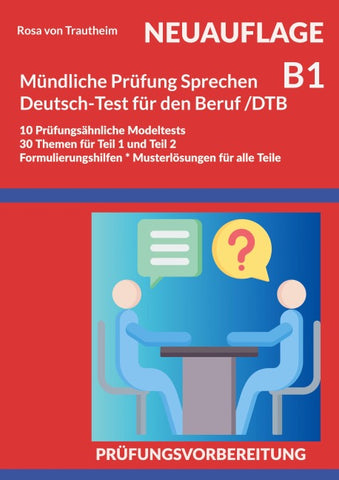 Mündliche Prüfung Sprechen B1 Deutsch-Test für den Beruf /DTB
