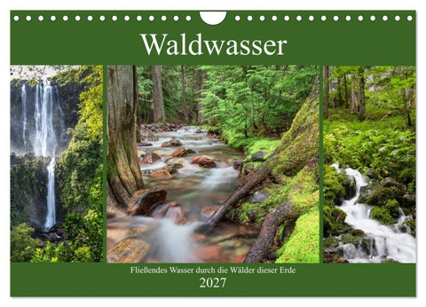 Waldwasser (Wandkalender 2027 DIN A4 quer), CALVENDO Monatskalender