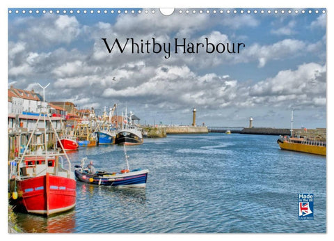 Whitby Harbour (Wall Calendar 2026 DIN A3 landscape), CALVENDO 12 Month Wall Calendar
