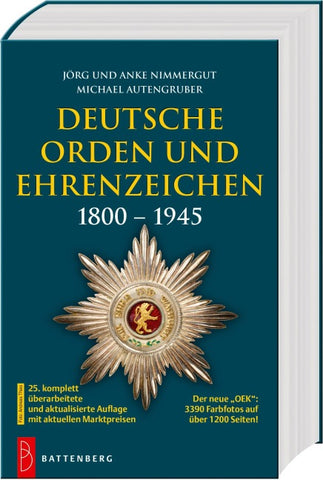 Deutsche Orden und Ehrenzeichen 1800 – 1945