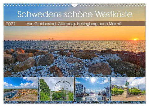 Schwedens schöne Westküste (Wandkalender 2027 DIN A3 quer), CALVENDO Monatskalender